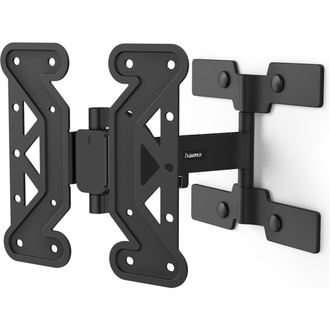 Hama FULLMOTION "Ultraslim" - Staffa - per TV (Easy-Fix) (Soffitto, 48.03", 25 kg), Supporto da parete TV, Nero