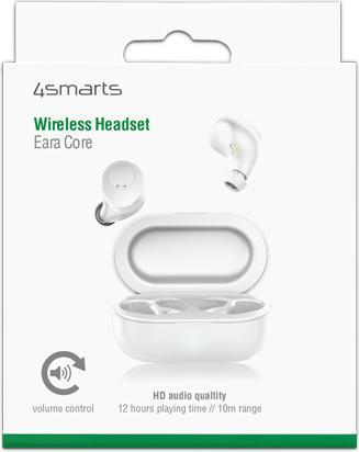 Image du produit 4smarts Ecouteurs intra-auriculaires Eara Core Blanc (Pas de réduction du bruit, 4 h, Sans fil)