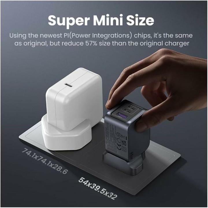 Actual product image Ugreen Nexode Pro (65 W, 3 ports)