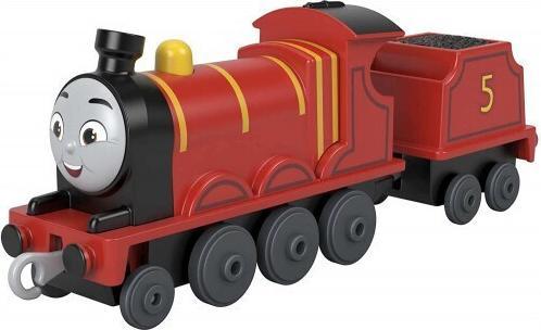 Produktbild Mattel Fisher-Price Thomas & Friends die-cast push-along James toy train engine for preschool kids ages 3+