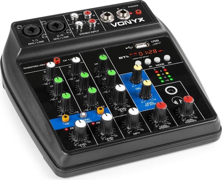 Actual product image Vonyx Mixing console VMM100 (Studio- and Livemixer)