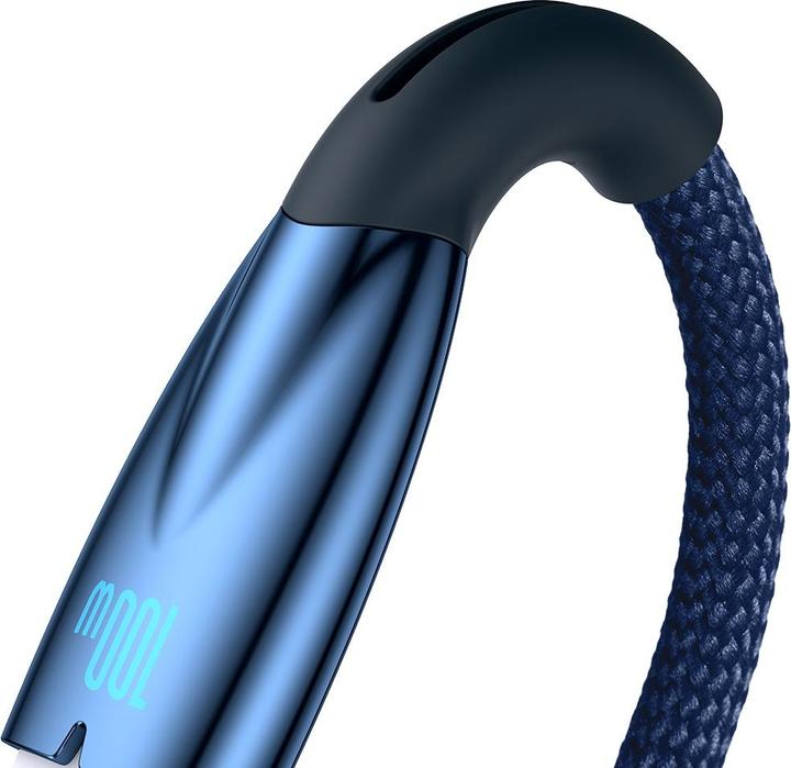 Immagine prodotto Baseus Cavo USB per USB-C Glimmer Series, 100W, 1m (blu) (1 m, USB 2.0, 100 W)