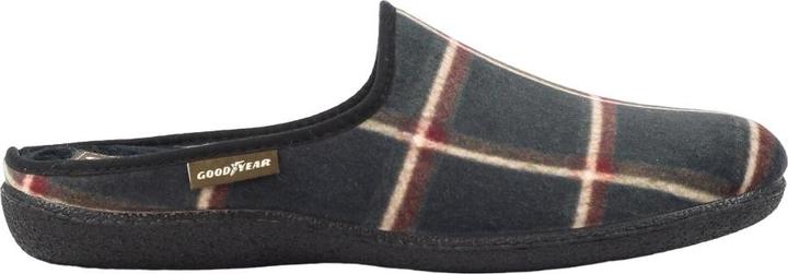 Actual product image Goodyear Mens Checkmate Checked Mule Slippers (42)