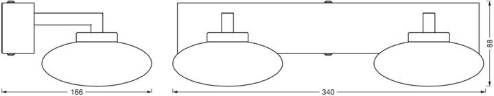 Produktbild Ledvance Smart+ Wifi Orbis Wall Elypse (1000 lm)
