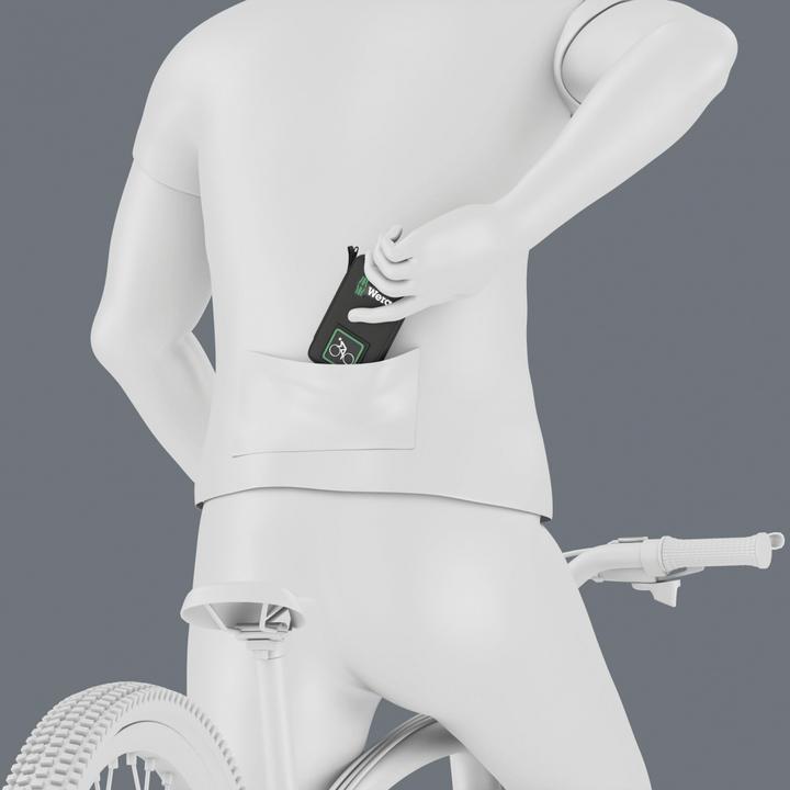 Productafbeelding Wera Fietsset 3 A (Kruis Phillips PH M1, Phillips kruis PH M2, Zeskantbus TX M10, Zeskantbus TX M15, Zeskantbus TX M27, Zeskantbus TX M20, Zeskantbus TX M25, Zeskantbus TX M30, Zeskantig M6, Zeskantig M8, Zeskantig M10)