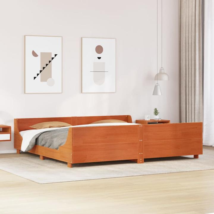 Actual product image vidaXL Bettrahmen (200 x 200 cm)