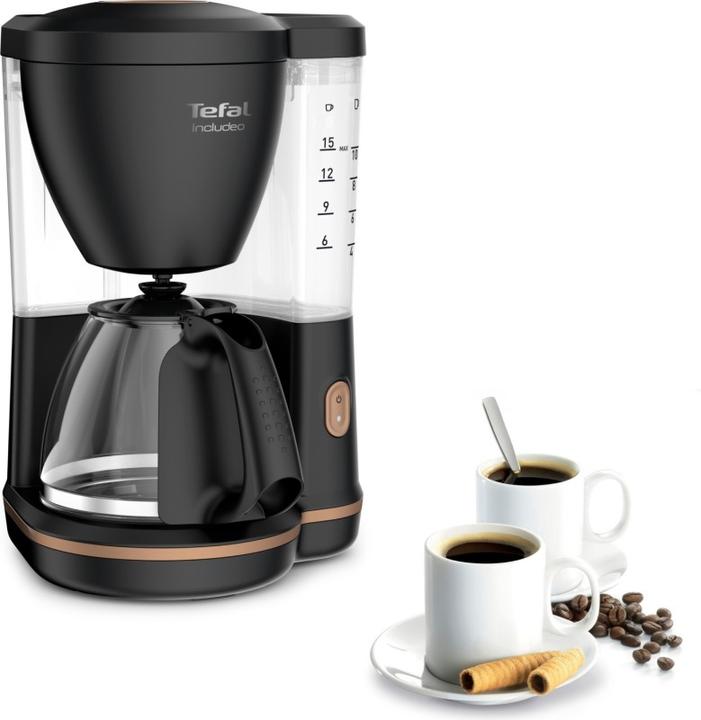 Immagine prodotto Tefal Caffettiera CM5338 Includeo in vetro 10-15 tazze