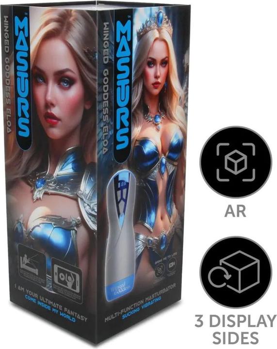 Actual product image Masturs Eloa Geflügelte Göttin Usb-Vibrator Masturbator