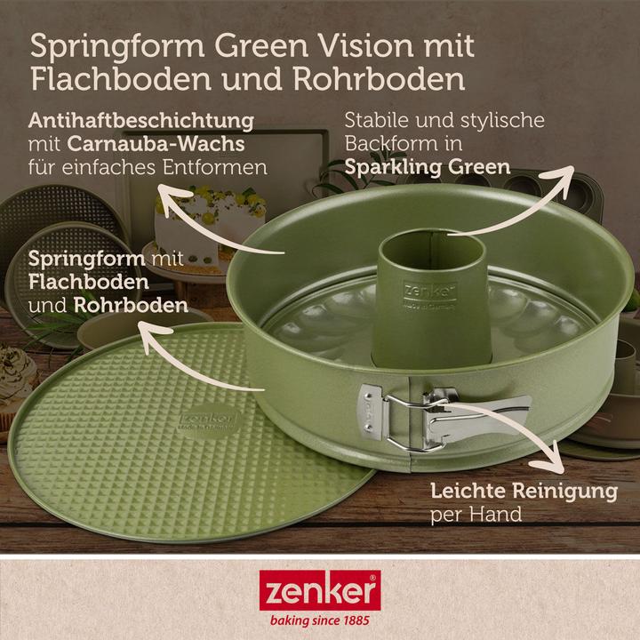 Produktbild Zenker Springform 'Green vision' 2-teilig (26 cm)