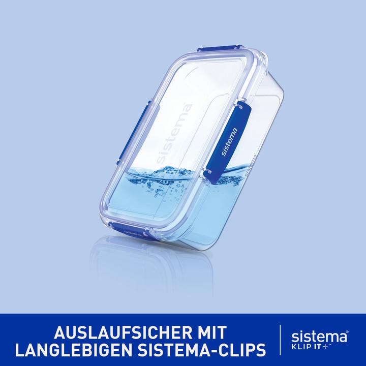 Produktbild Sistema Frischhaltedose KLIP IT PLUS 1 l blau (1 l)