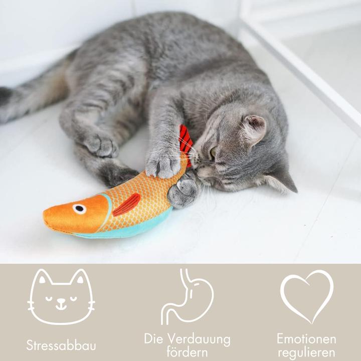 Image du produit Suba Poisson de simulation (Jouet en peluche chat)