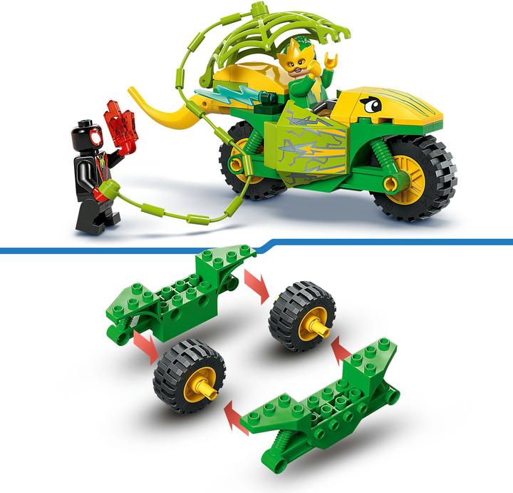 Produktbild LEGO Actionspass mit Spin und Electro in ihren Dino-Flitzern (11198, LEGO Marvel)