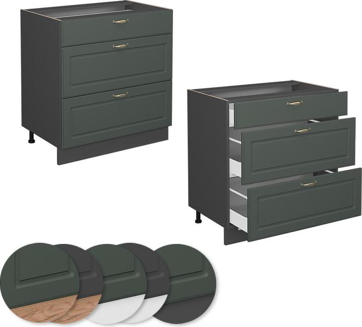 Actual product image Vicco Küchenunterschrank Fame-Line (80 x 60 x 81.5 cm)