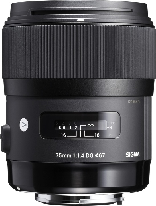 Immagine prodotto Sigma 35 mm, f/1,4 DG HSM ART Canon EF (Canon EF, Canon EF-S, Full-frame, APS-C / DX)