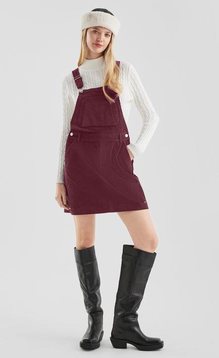 Image du produit s.Oliver Kleid Mini-Latzkleid aus Cord (42)