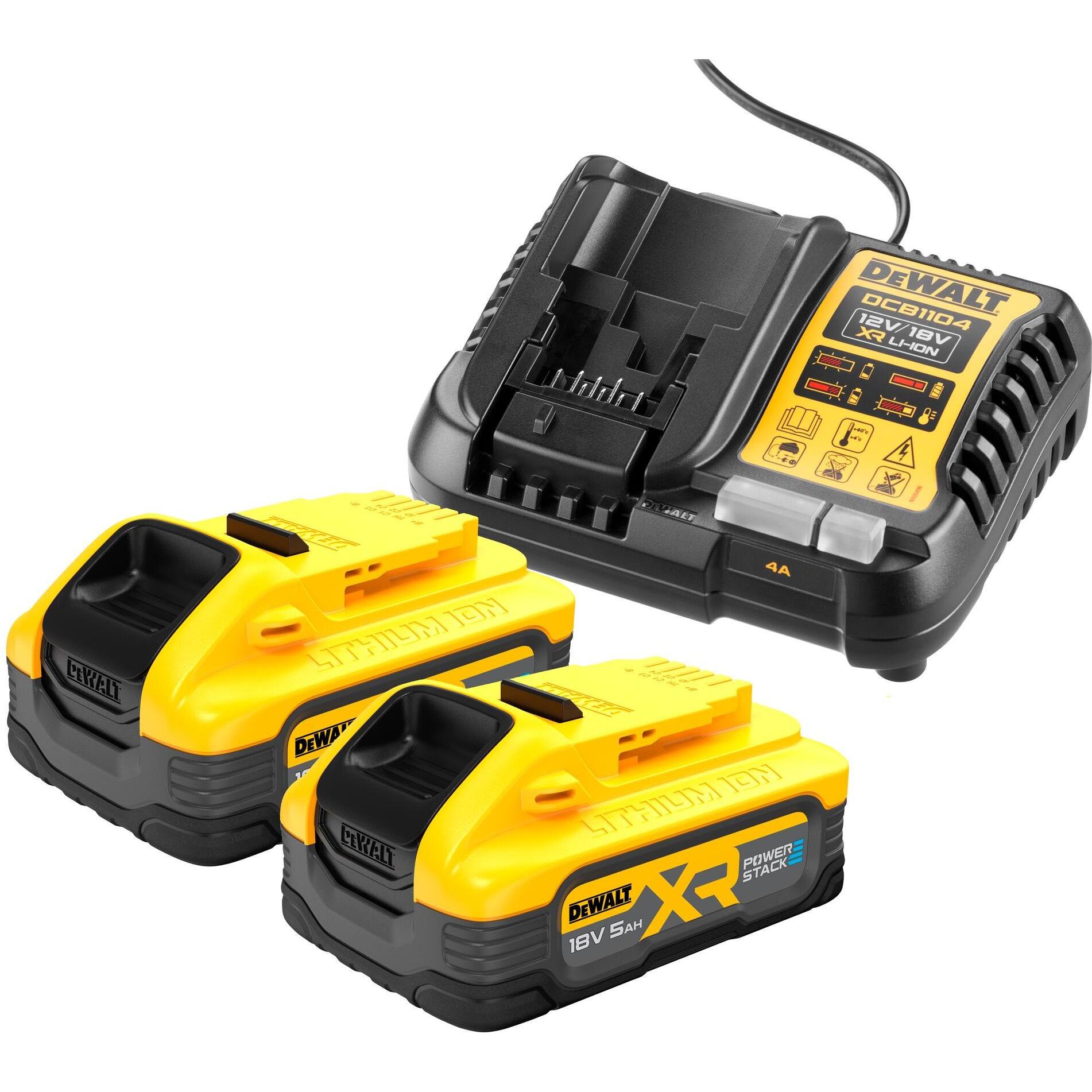 DeWalt, Batteria + Caricatore, Kit di avviamento della batteria (18 V)