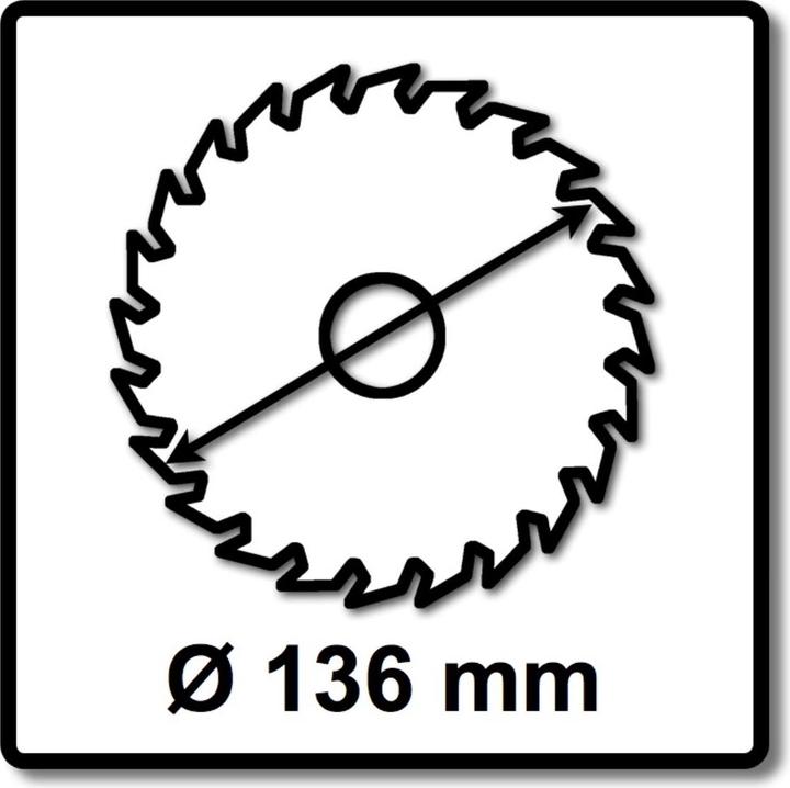 Immagine prodotto Makita Lama CCM13625E SPECIALIZED EFFICUT ( E-12120 ) 136 x 1,4 x 20 mm 25 denti per legno
