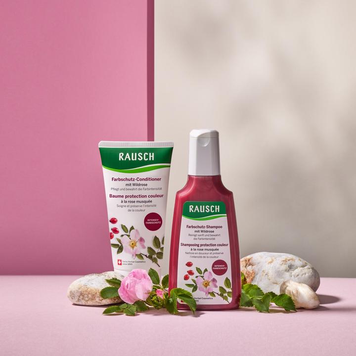 Produktbild Rausch Farbschutz-Shampoo mit Wildrose (40 ml, Flüssiges Shampoo)