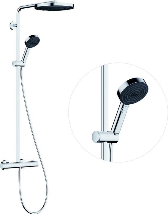 Produktbild hansgrohe Pulsify S Puro Duschsystem 260, 1jet, Ecostat Fine, Handbrause 3jet, EcoSmart