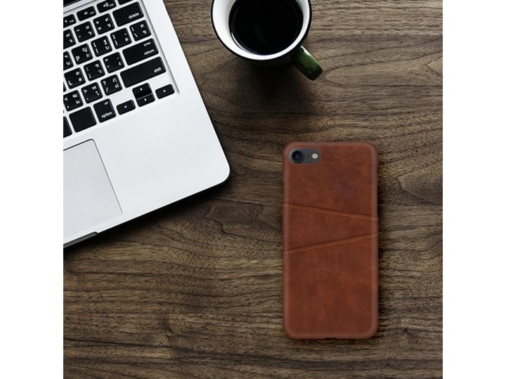 Produktbild Screenguard Apple iPhone 6/6S CardCaddy Leder Backcase mit Kartenfächern (Apple iPhone 6)