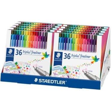 Thumbnail - Staedtler, Schreibstifte, Fineliner triplus 36ST (Mehrfarbig, 36 x)