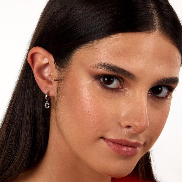 Immagine prodotto La Petite Story - Single steel earring "C" LPS02AQM71 (Acciaio inossidabile)