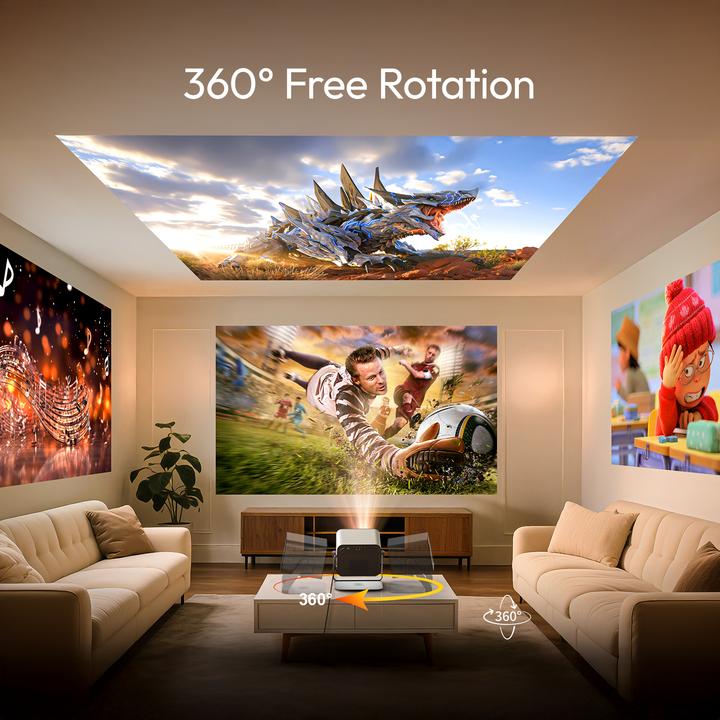 Image du produit Byintek R90 Max Projector (Full HD, 2200 lm)