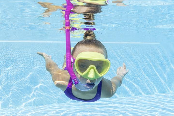 Produktbild Bestway Tauchset Blaue Maske, Flossen, Schlauch 25039