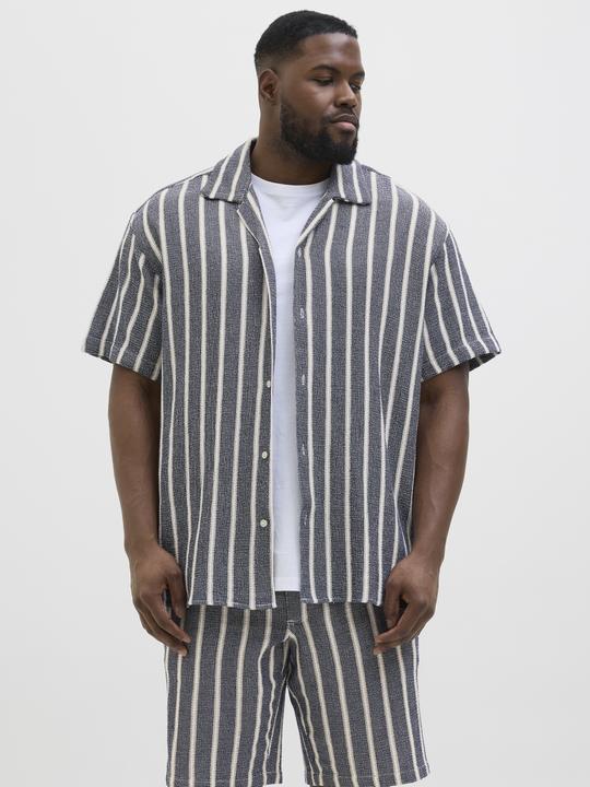 Image du produit Jack & Jones Jorcoba Stripe Resort Shirt Ss Sn Pls (6XL)