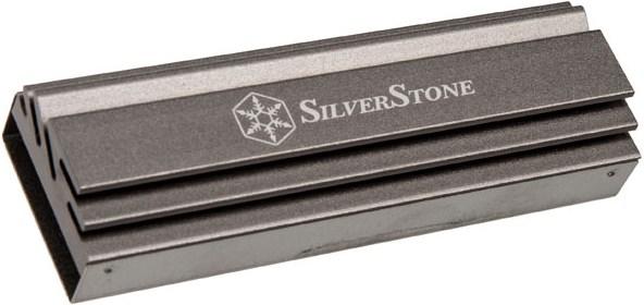 Actual product image Silverstone TP04 M.2 passive cooler, aluminum