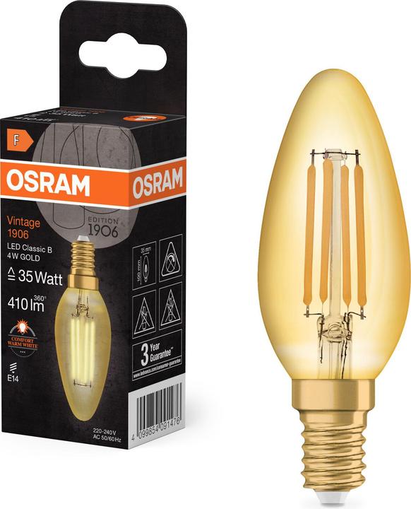 Immagine prodotto Ledvance Lampada vintage a LED (E14, 410 lm, 6 x)