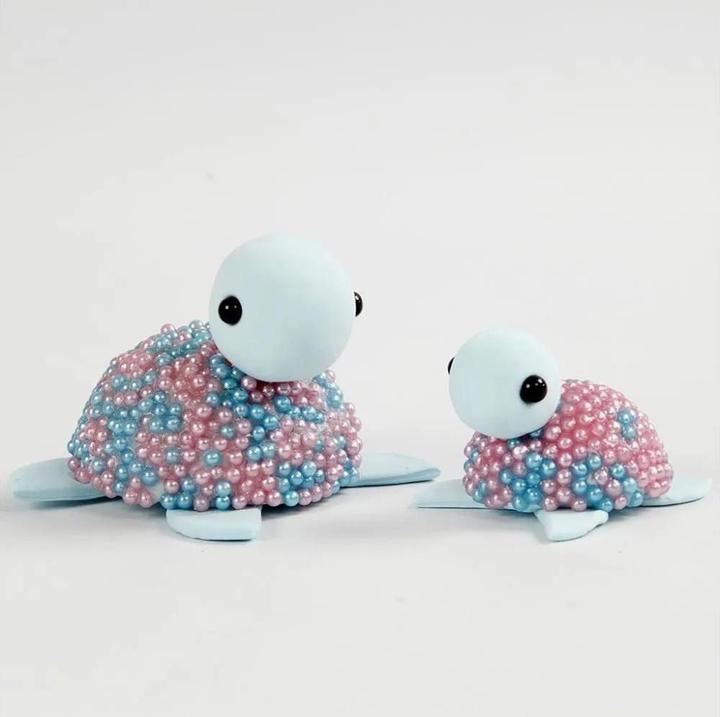 Actual product image Creativ Company Pearl Clay Roze, Paars, Wit, 3x25gr