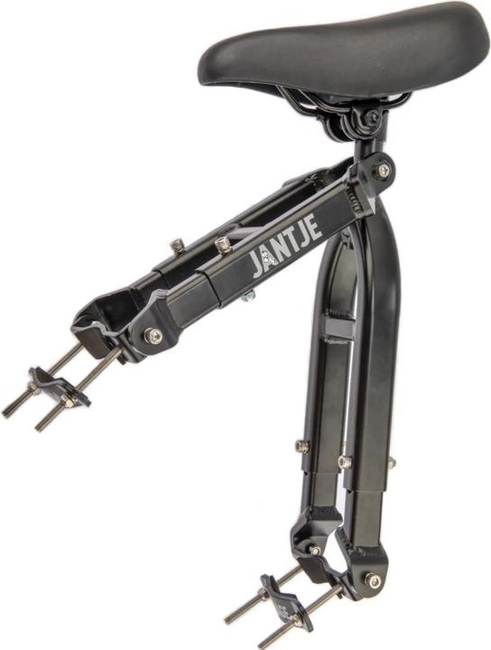 Mirage Saddle on Tube Jantje Including footrests Universal - Black (Frame rear frame)