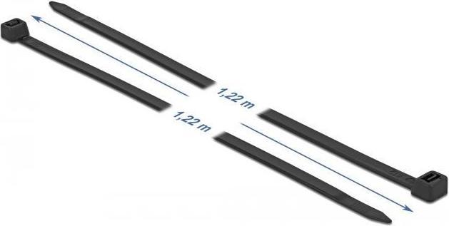 Actual product image Delock Cable tie 1.22 m (Velcro cable ties, 1220 mm, 10 pcs.)