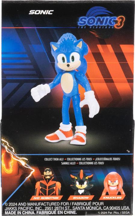 Immagine prodotto Jakks Pacific Minifigure di Sonic - The Hedgehog Movie 3
