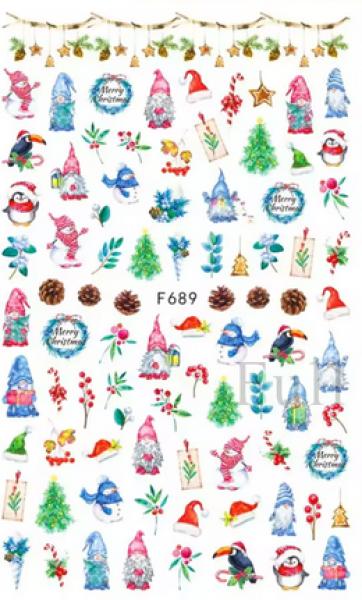 Actual product image Nagellack24 Nail Art Sticker selbstklebend - Christmas