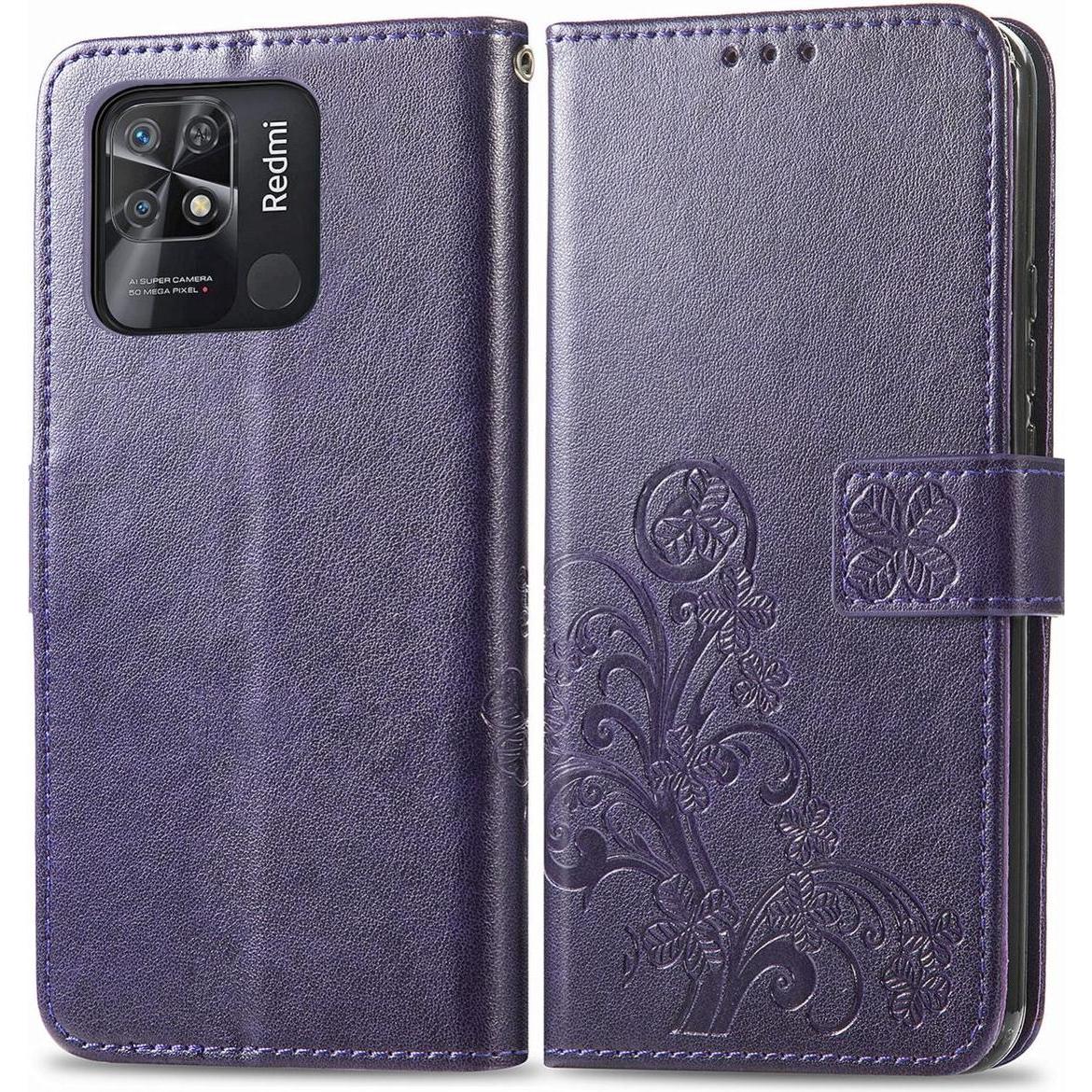 König Design Hülle Handy Schutz für Xiaomi Redmi 10C Case Cover Bumper Kartenfach Etuis Neu (Xiaomi Redmi 10C), Smartpho...