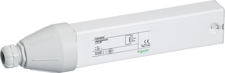 Produktbild Schneider Electric SE KBA25ABG4W Endeinspeisung 25A links