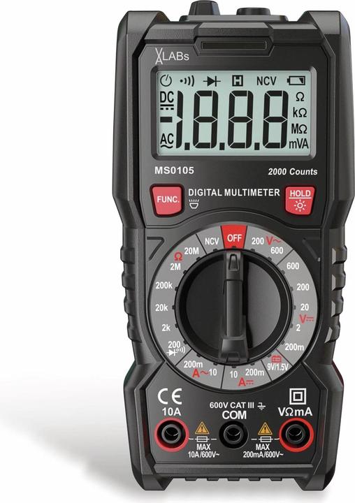 LABS MS0105: Digital-Multimeter, 2.000 Counts