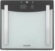 Actual product image Salter 9137 SVWH3R Silver White Glass Analyser Scale (180 kg)