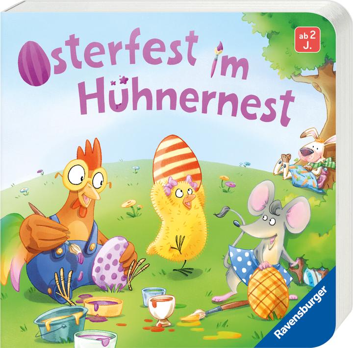 Actual product image Ravensburger Easter in the hen's nest: children's book from 2 years, small gift for the Easter nest, Pap (German)