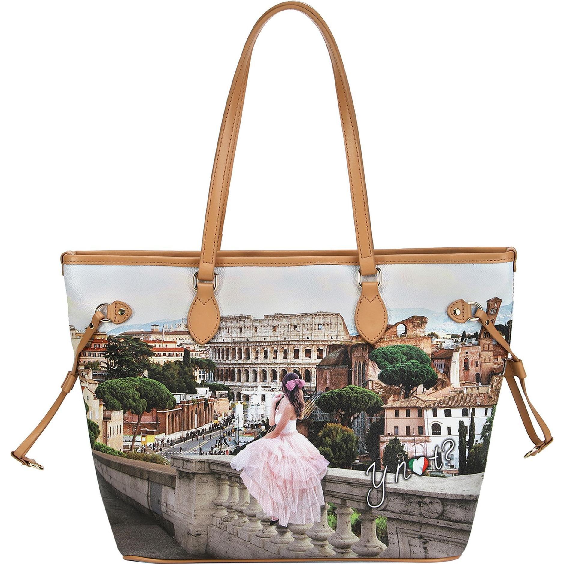 Ynot?, Tasche, Yesbag Shopper Tasche 46.5 cm, Mehrfarbig, (21 l)