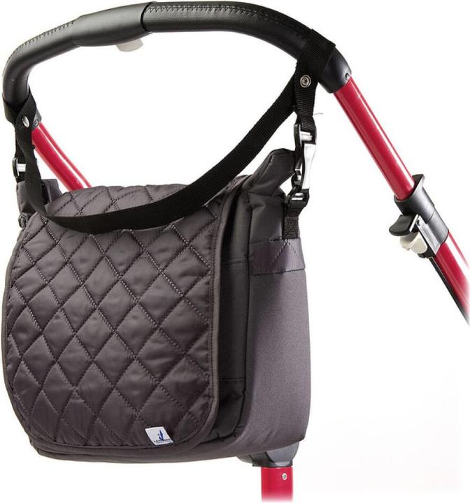 Actual product image Caretero Graphite Quilted Mailbox