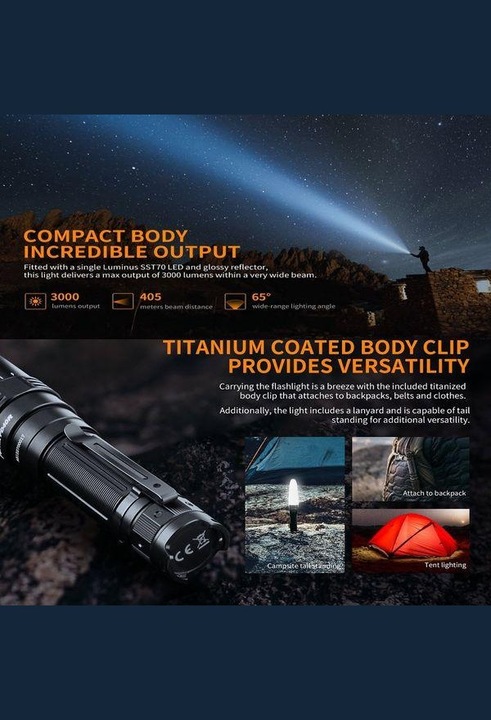 Produktbild Fenix PD40R V3.0 (14.30 cm, 3000 lm)