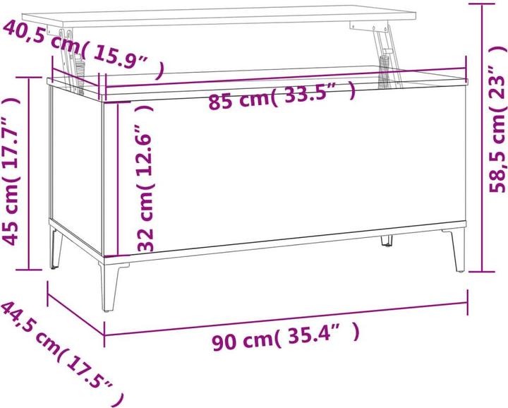 Image du produit vidaXL Couchtisch