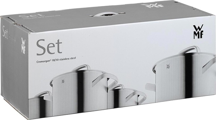 Produktbild WMF Topf-Set Gourmet Plus 7-teilig (16 cm, Pfannenset + Topfset)