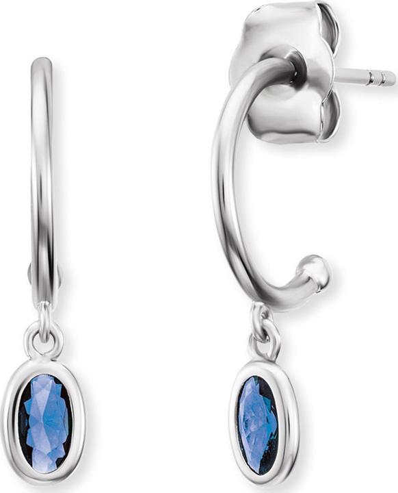 Image du produit Engelsrufer Boucles d'oreilles semi-circulaires en argent avec zircons ERE-JOY-B-CR (L) (Argent 925)