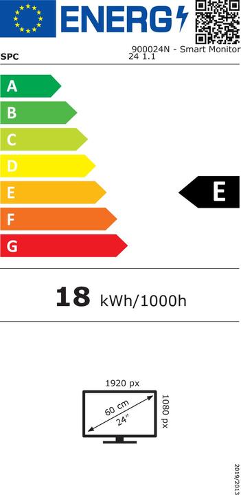 Energy Label SPC LED Monitor 24smart Monitor (1920 x 1080 pixels, 23.80")
