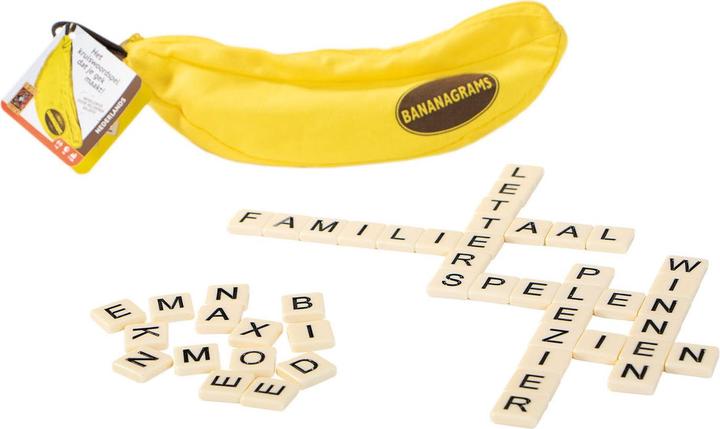 Actual product image 999Games Bananagram crossword game