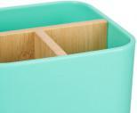 Actual product image Berilo square organizer 3 holes bamboo mint